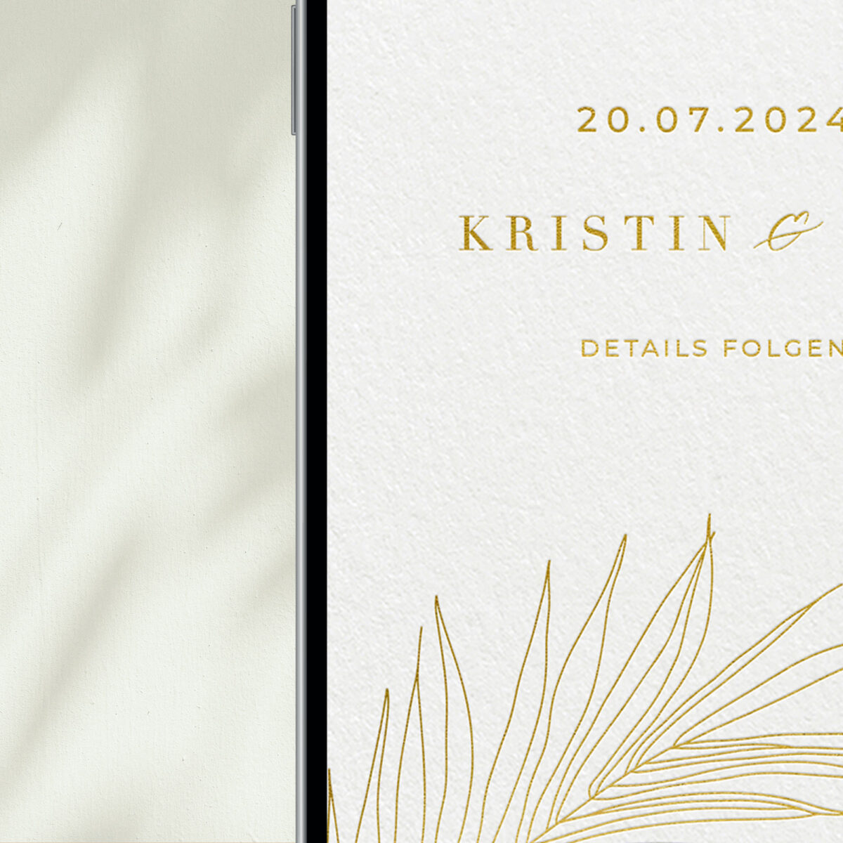 digitale save the date-Karte "Kala" – Bild 3
